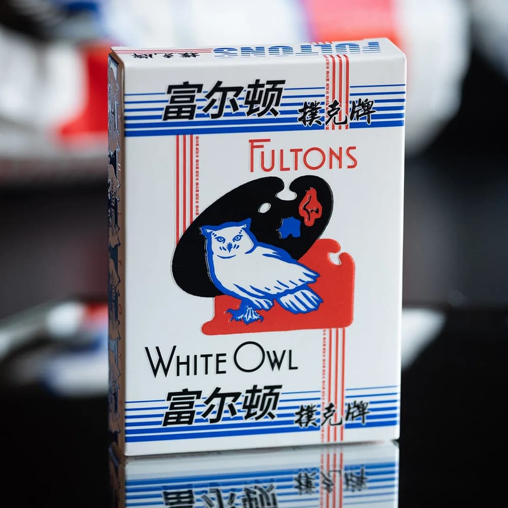 Fultons White Owl Playing Cards