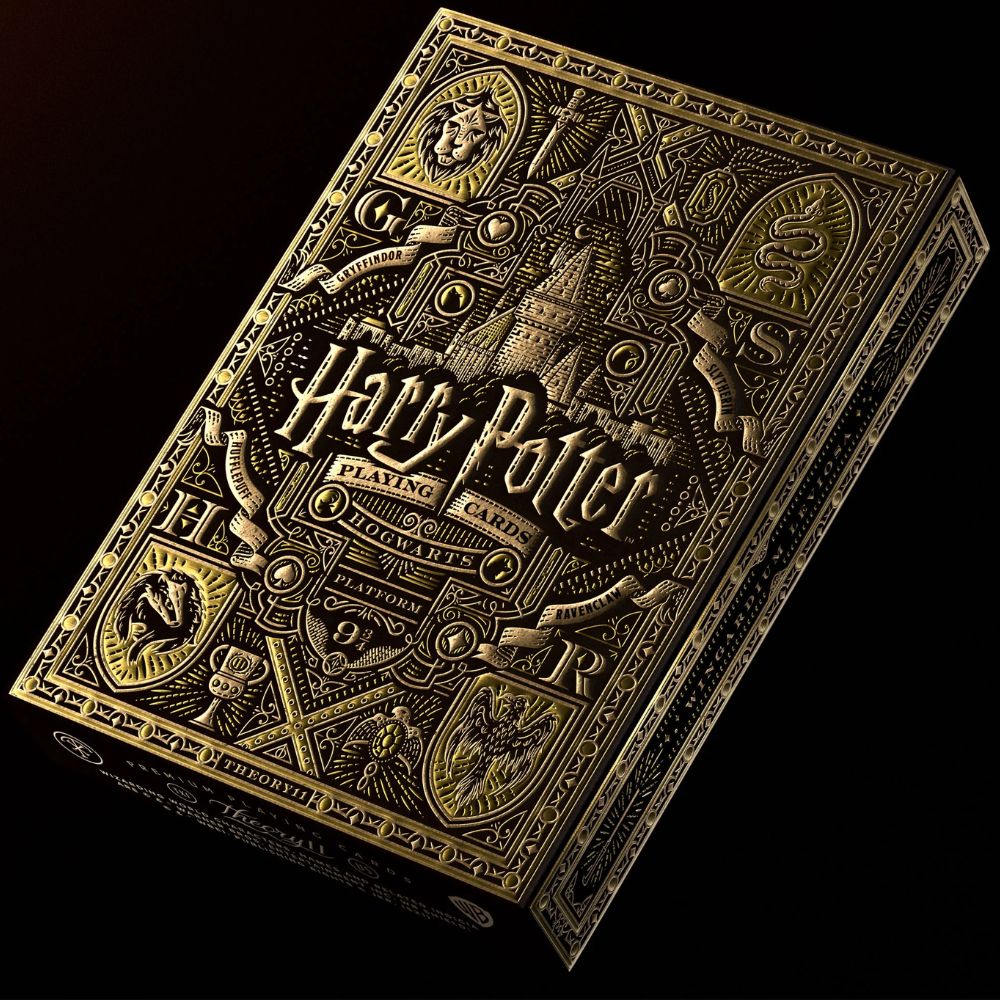 Harry potter playing cards - hufflepuff deck box