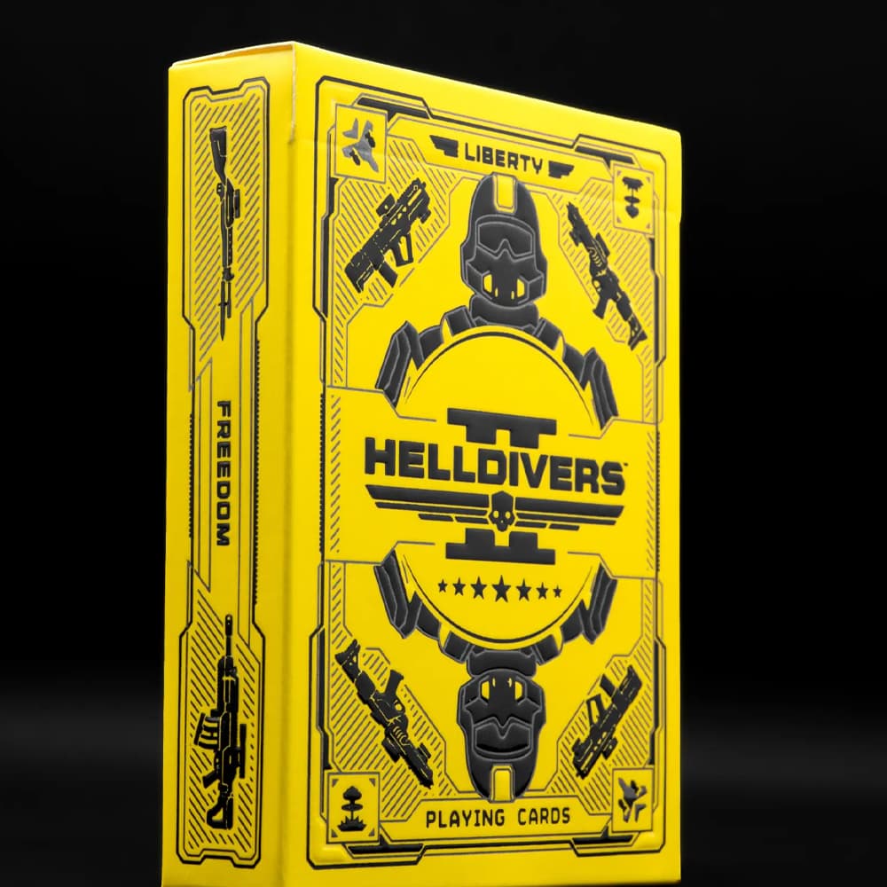 Helldivers 2 Playing Cards (Diving Yellow Edition)