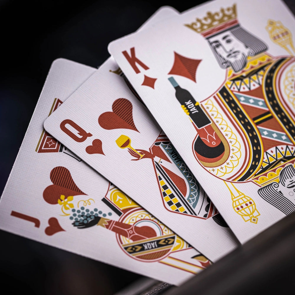 3 face cards from a deck of JAQK playing cards
