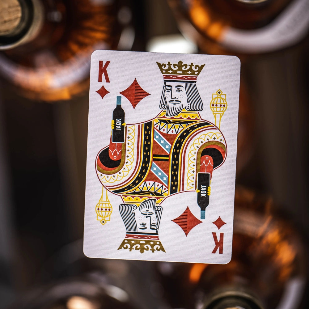 King of diamonds from a deck of JAQK playing cards