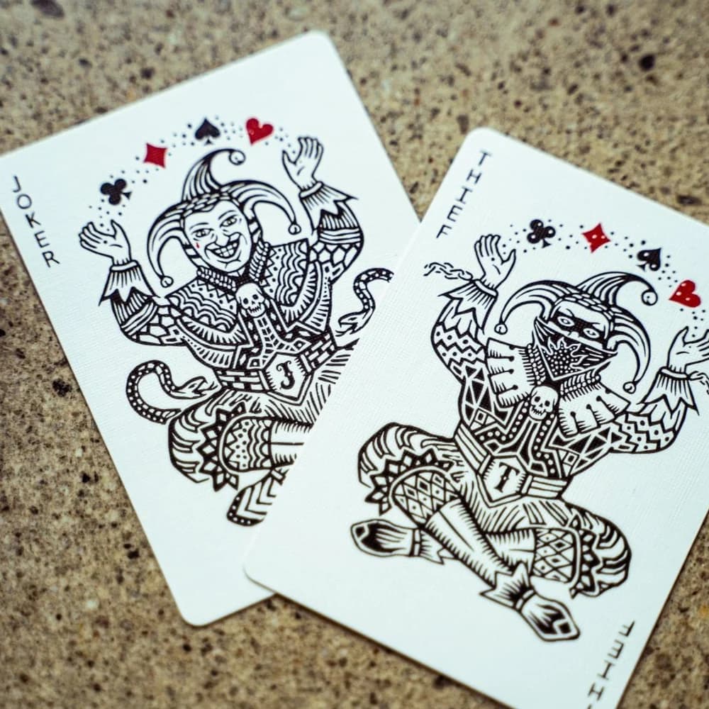 Joker and the Thief Blood Red Edition Playing Cards