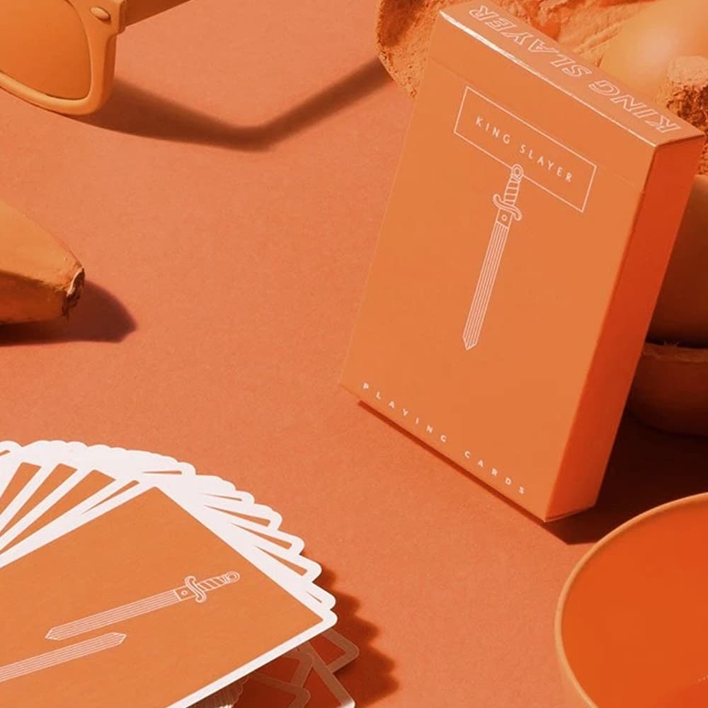 King Slayers Playing Cards (Hot Coral)