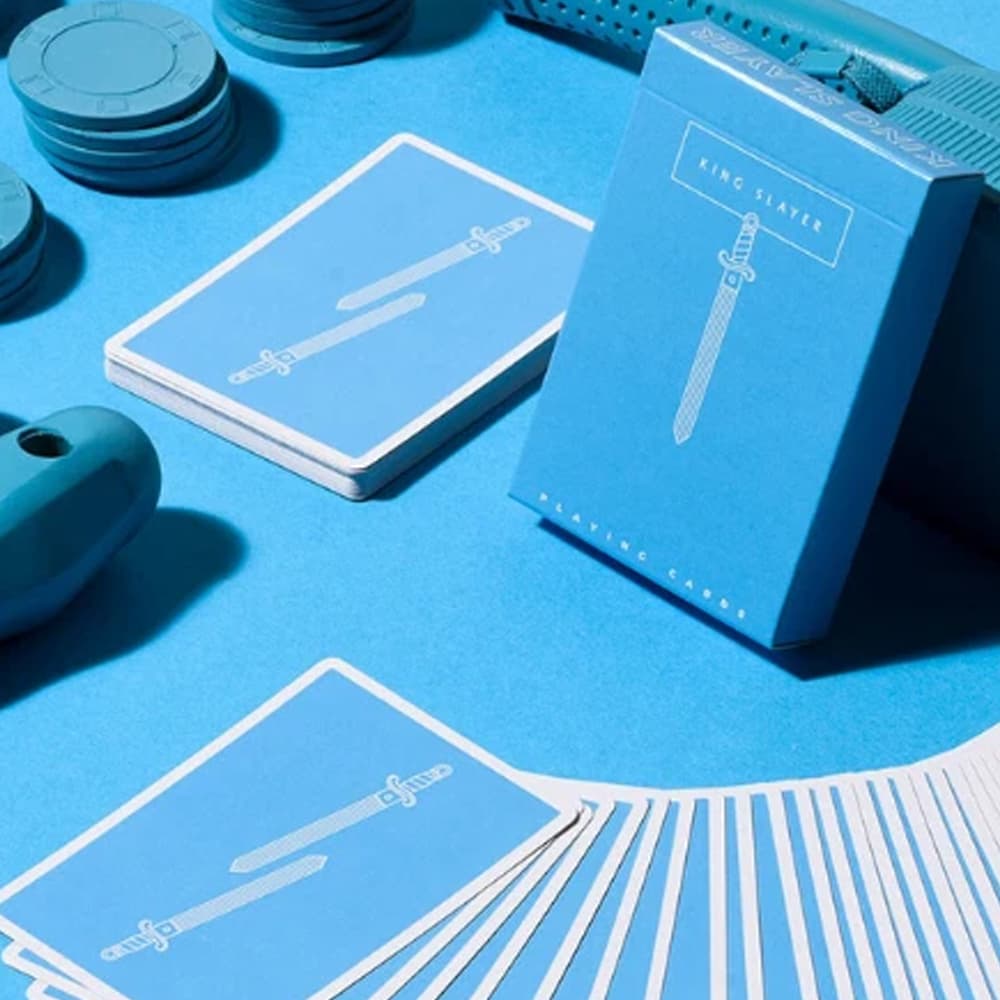 King Slayers Playing Cards (Sky Blue)