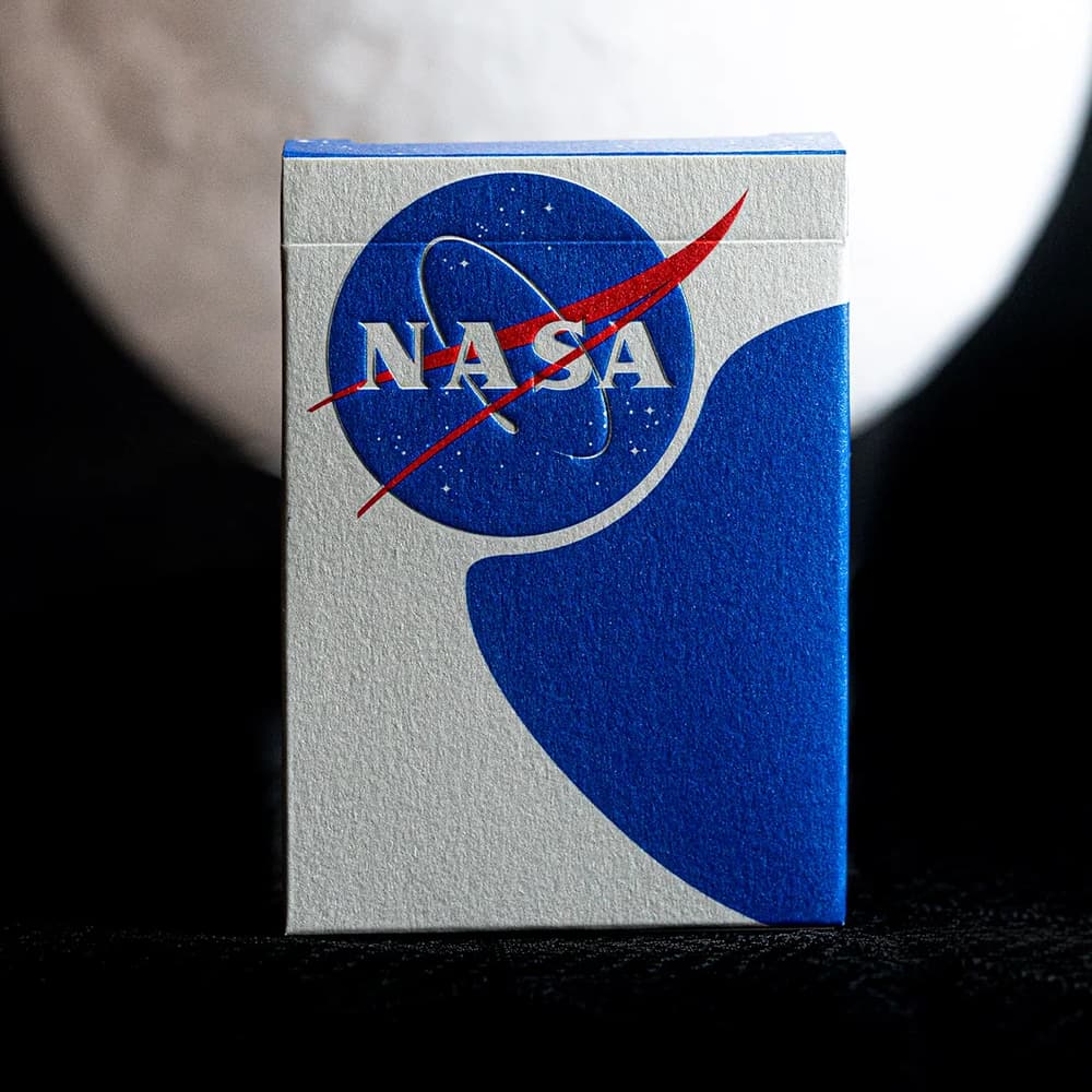 NASA Foil Meatball Logo Playing Cards