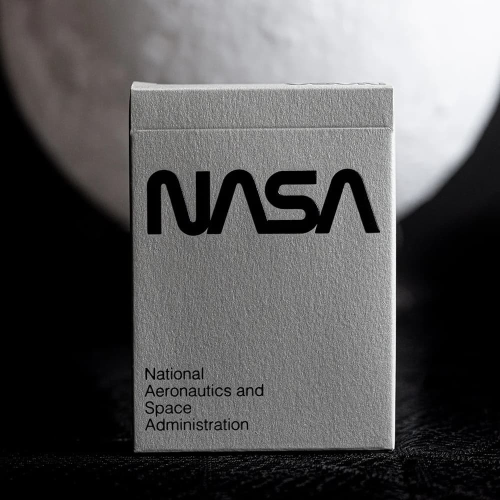 NASA Worm Playing Cards (Silver Foil)