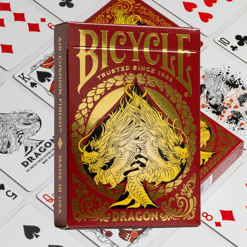 Red Dragon Playing Cards (Year of the Dragon)