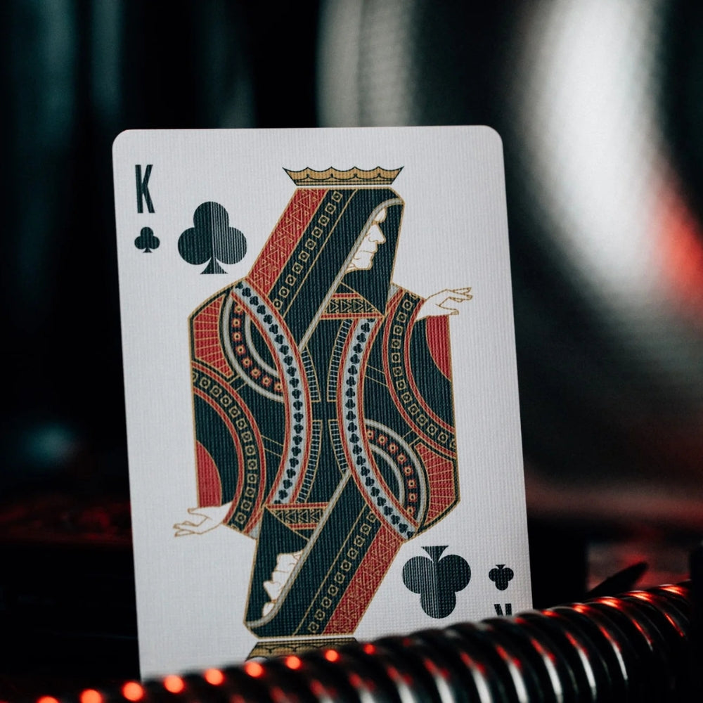 a star wars playing card, the king of clubs