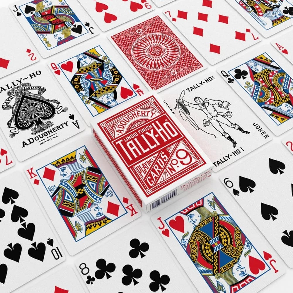 Tally-Ho Circle Back Playing Cards (Red & Blue)