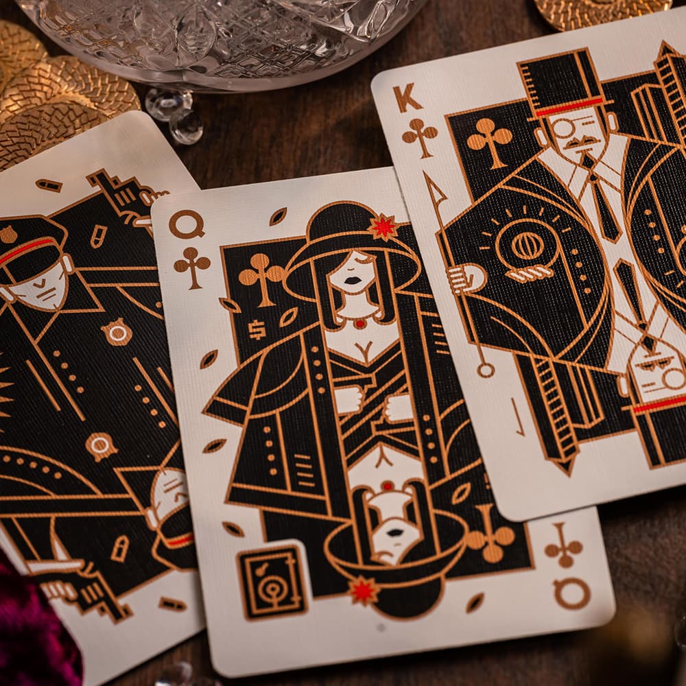 The Gentleman Thief Copper Playing Cards