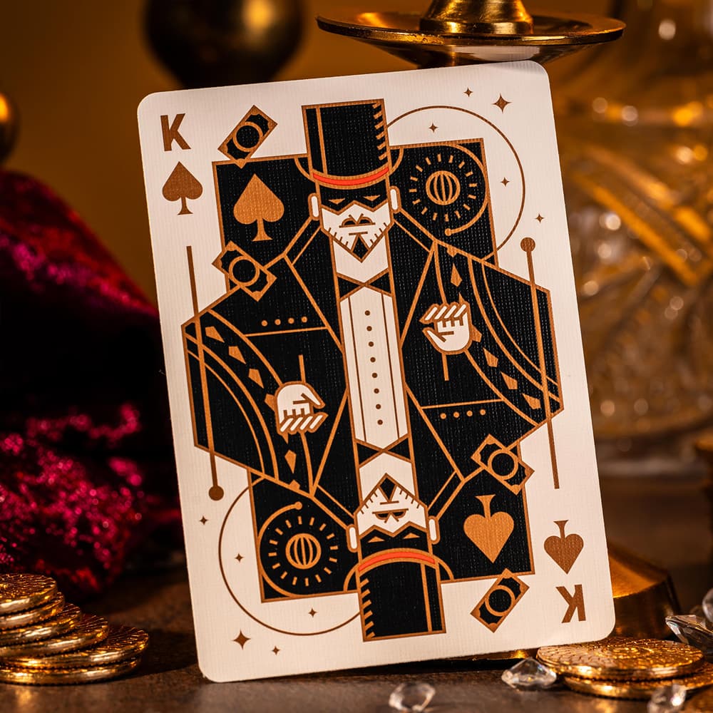 The Gentleman Thief Copper Playing Cards