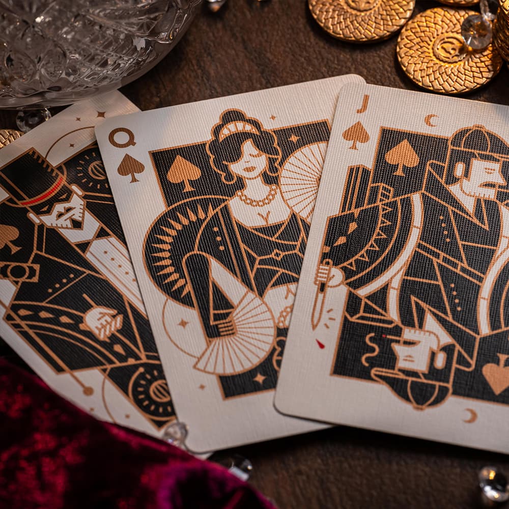 The Gentleman Thief Copper Playing Cards