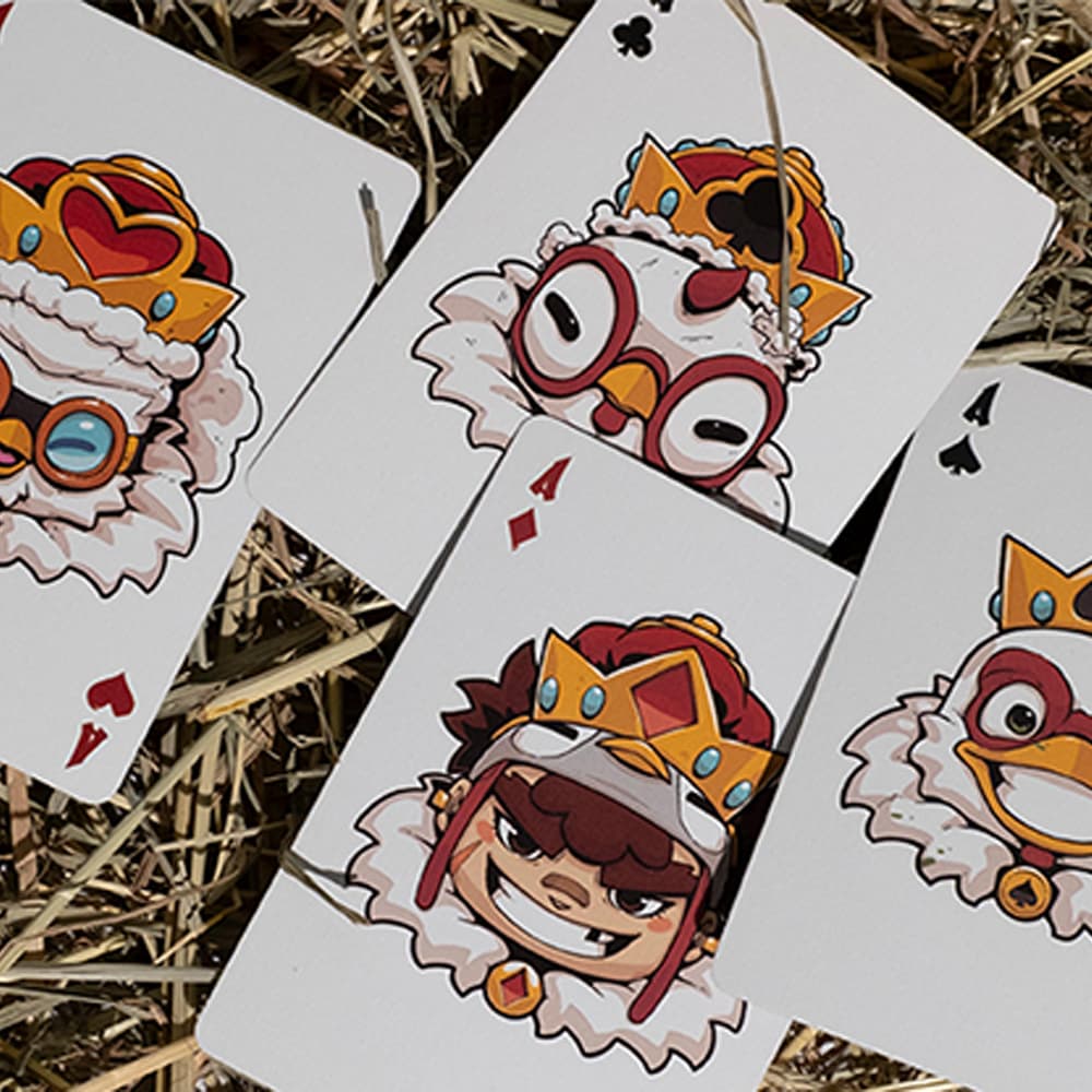 Chkns & Crowns Playing Cards