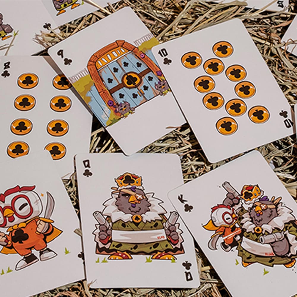 Chkns & Crowns Playing Cards