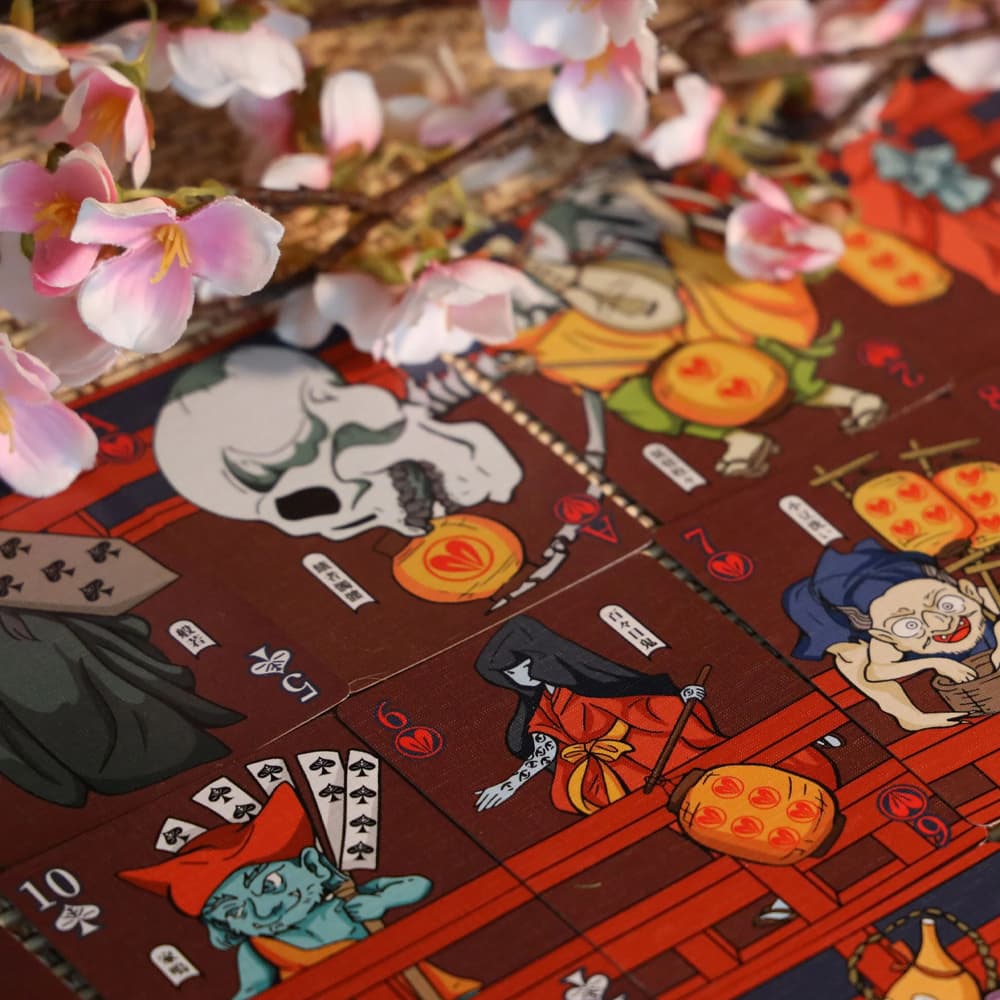 The Hyakki Yagyō (百鬼夜行) Playing Cards (Yokai Realm Edition)