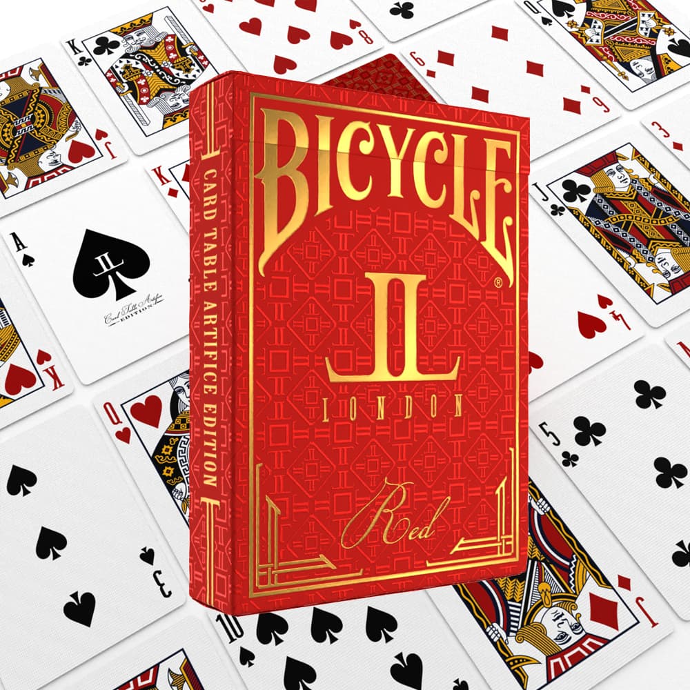 Laura London Playing Cards (Red)