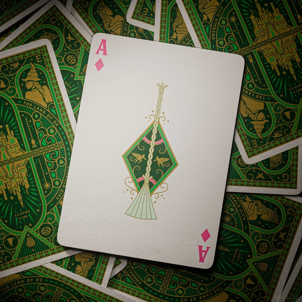 Ace of diamonds taken from a deck of wicked playing cards