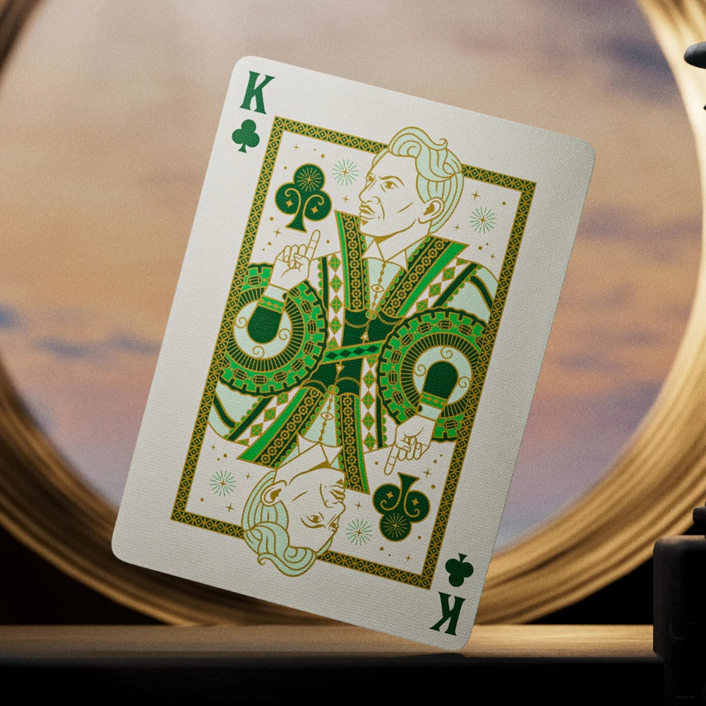 King of clubs card taken from a deck of wicked playing cards