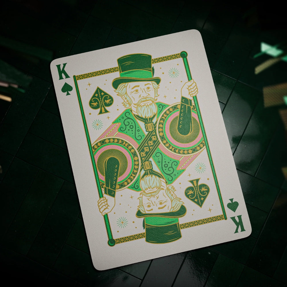 King of spades card taken from a deck of wicked playing cards